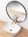 Умивальник (раковина) REA SOL WHITE GOLD EDGE накладний * REA-U8605 фото 2