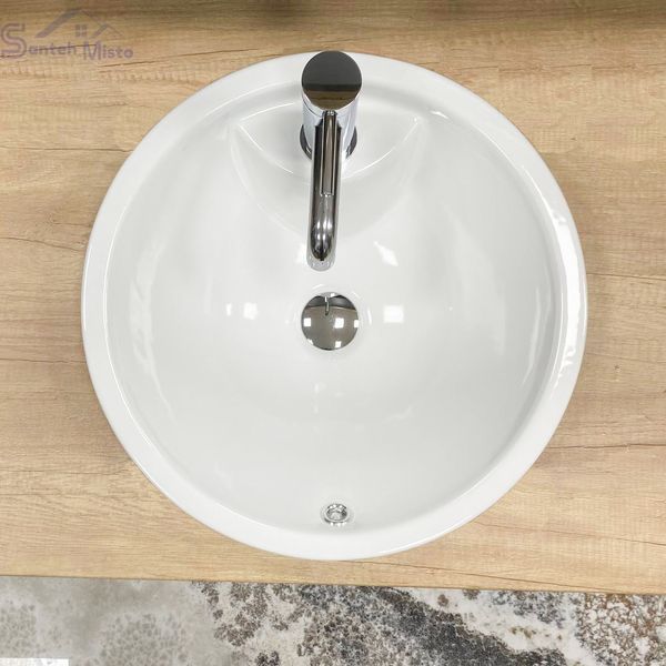 Умывальник (раковина) VBI PIANETTE WHITE врезной VBI-018015 фото