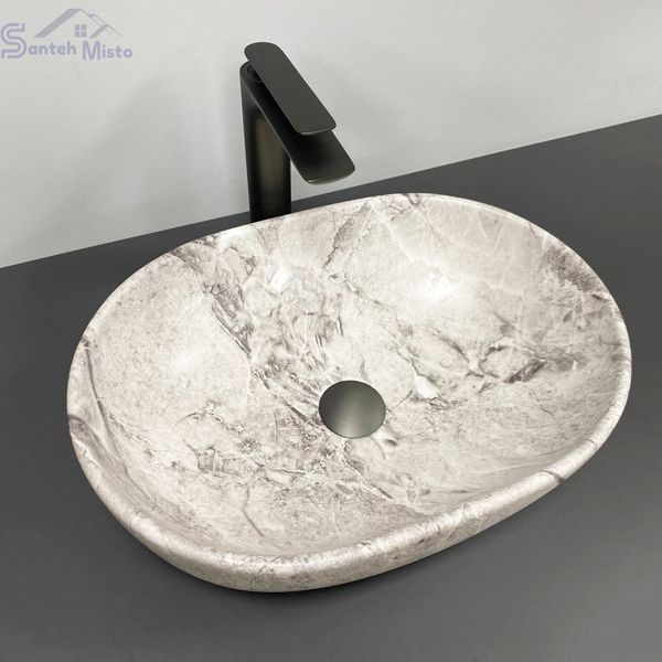Умивальник (раковина) VBI MODENA S STONE MATT накладний VBI-012002 фото