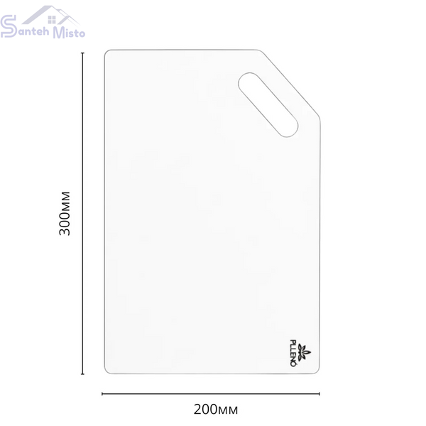 Разделочная доска с акрилового камня Pllen&oacute; 30х20 bianco SM06637 фото