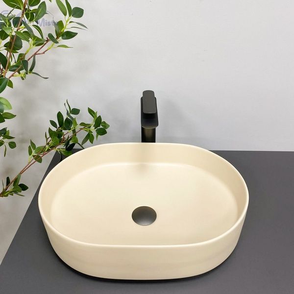 Умывальник (раковина) VBI VERONA 50 BEIGE MATT накладной VBI-011305 фото