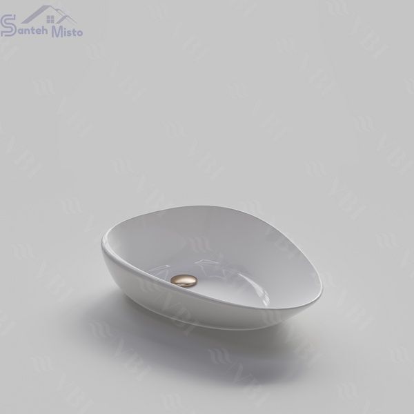 Умивальник (раковина) VBI TRENTO 55 WHITE накладний VBI-011900 фото