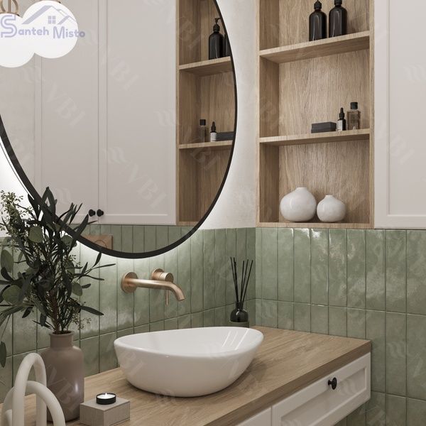 Умивальник (раковина) VBI TRENTO 55 WHITE накладний VBI-011900 фото