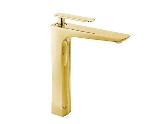 Змішувач для раковини (умивальника) MEXEN INDUS GOLD золотий високий MEX-744610-50 фото