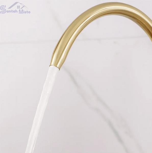 Смеситель для кухни REA ECO FRESH GOLD на две воды REA-B8989 фото