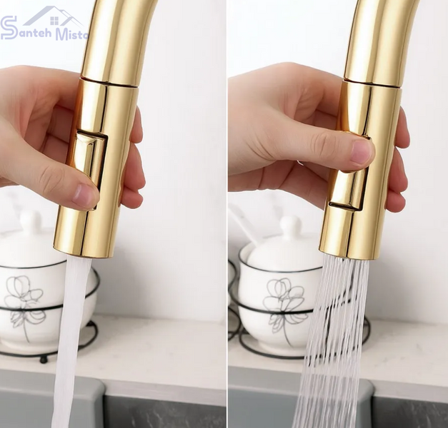 Смеситель для кухни REA ECO FRESH GOLD на две воды REA-B8989 фото