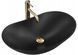 Умывальник (раковина) REA ROYAL 60 BLACK MATТ черный накладной REA-U0442 фото 1