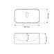 Умивальник (раковина) VBI ALIANO WHITE накладний VBI-012602 фото 2
