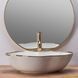 Умывальник (раковина) REA PEARL WHITE GOLD EDGE накладной REA-U0696 фото 4