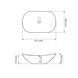 Умивальник (раковина) VBI TURIN WHITE накладний VBI-011500 фото 2