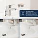 Змішувач для раковини Grohe QuickFix Dice M-Size 1018320000 з донним клапаном CV036182 фото 8