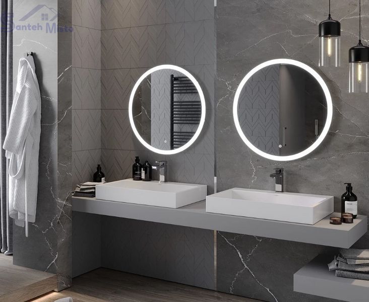 Зеркало MEXEN ORO 70 LED круглое MEX-9824-070-070-611-00 фото