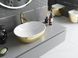 Умывальник (раковина) MEXEN VIKI GOLD WHITE накладной MEX-21054806 фото 2