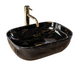 Умывальник (раковина) REA BELINDA BLACK MARBLE SHINY накладной REA-U8907 фото 1