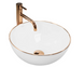 Умивальник (раковина) REA STELLA ROSE GOLD EDGE накладний * REA-U7444 фото 1