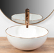 Умивальник (раковина) REA STELLA ROSE GOLD EDGE накладний * REA-U7444 фото 3