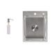 Мийка для кухні інтегрована Lidz Handmade H4050 (LDH4050BRU39258) Brushed Steel 3,0/1,0 мм SD00045362 фото 1