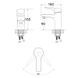 Змішувач для раковини Lidz Tani 0011F1 (k40) LDTAN001F1CRM44959 Chrome SD00051083 фото 2