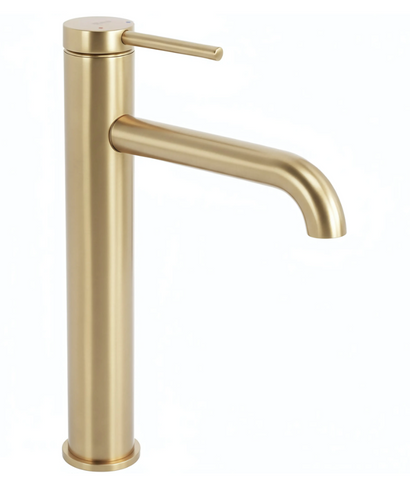 Змішувач для раковини REA SPOT BRUSHED GOLD високий REA-B9632 фото
