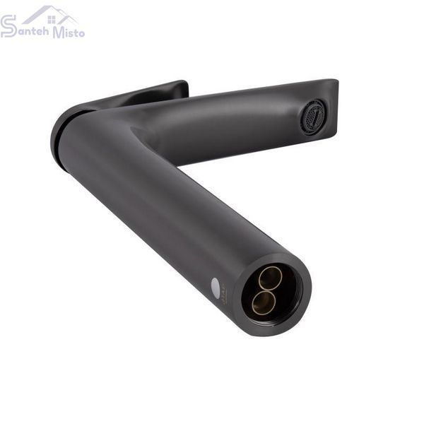 Змішувач для раковини Qtap Vlasta New високий QTVLA269GMB45653 Gunmetal Black PVD 2356229611 фото