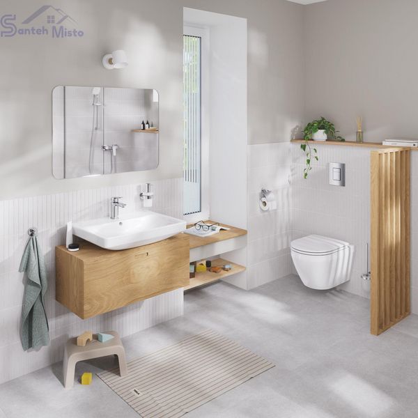 Смеситель для раковины Grohe QuickFix Dice M-Size 1018330000 с донным клапаном CV036187 фото