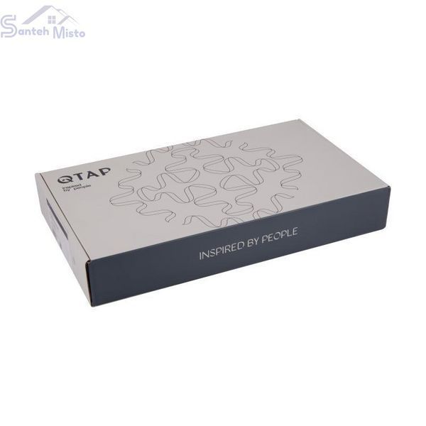Змішувач для раковини Qtap Vlasta New високий QTVLA269GMB45653 Gunmetal Black PVD 2356229611 фото