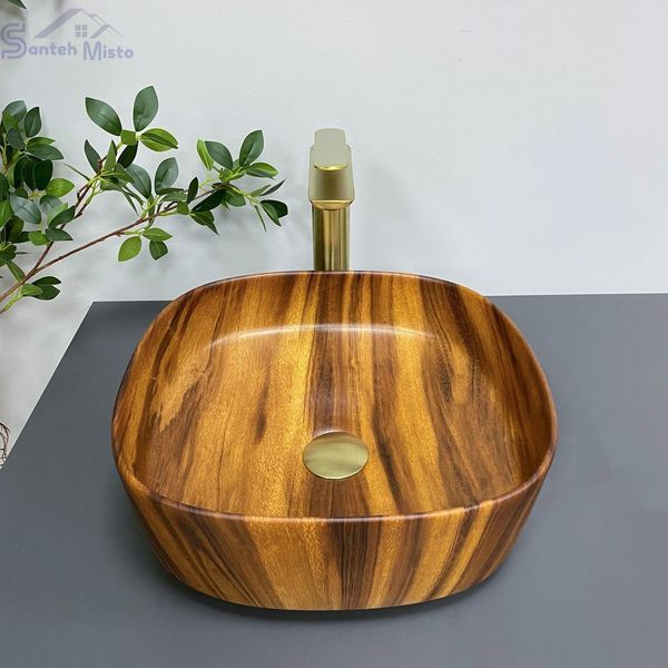Умивальник (раковина) VBI AREZZO WOOD MATT накладний VBI-013205 фото