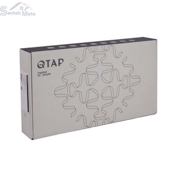 Змішувач для раковини Qtap Vlasta New високий QTVLA269GMB45653 Gunmetal Black PVD 2356229611 фото