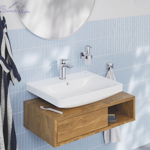 Смеситель для раковины Grohe QuickFix Dice M-Size 1018330000 с донным клапаном CV036187 фото