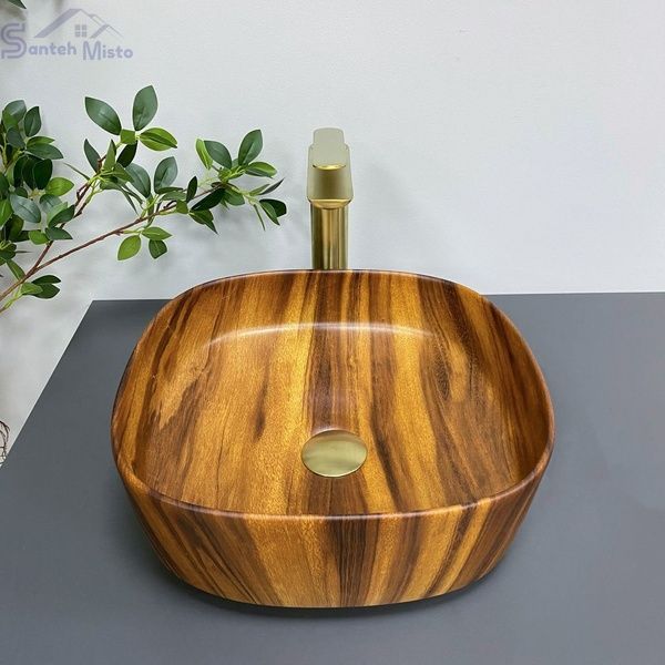 Умивальник (раковина) VBI AREZZO WOOD MATT накладний VBI-013205 фото