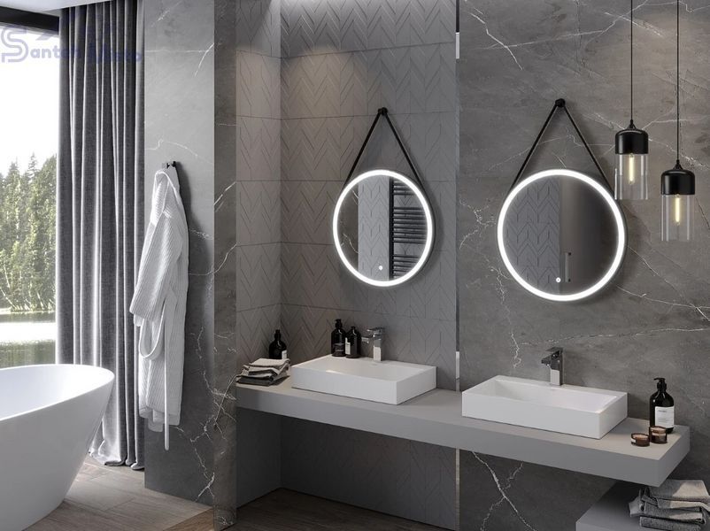 Зеркало MEXEN RENI 60 LED круглое MEX-9812-060-060-611-70 фото