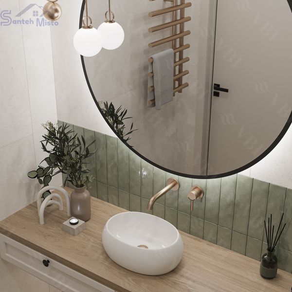 Умивальник (раковина) VBI VENETO S WHITE накладний VBI-012801 фото
