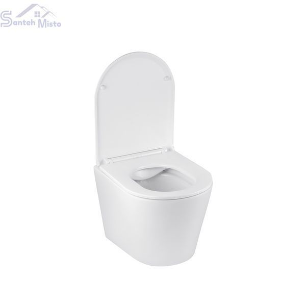 Комплект 4 в 1: Инсталляция GROHE Solido 3 в 1 3884966Q + Унитаз безободковый Kroner Armada WHI513636 RIMLESS с сиденьем Slim Duroplast / Soft-close / Quick relase KA513636WHIR (3884966KA513636) CV033599 фото