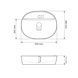 Умивальник (раковина) VBI AGORDO M WHITE накладний VBI-014904 фото 2