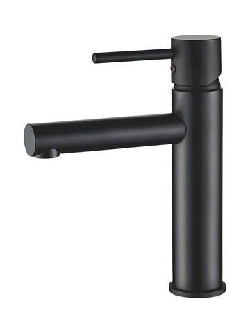 Змішувач для раковини VBI LIRIO BLACK низький VBI-050500BL фото