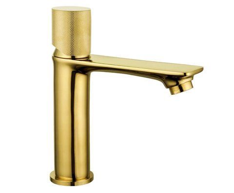 Змішувач для раковини (умивальника) MEXEN ROYO ONE GOLD золотий низький MEX-72201-50 фото