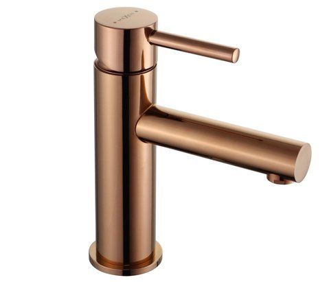 Змішувач для раковини (умивальника) MEXEN ELBA ROSE GOLD рожеве золото низький MEX-74100-60 фото