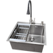 Комплект кухонной мойка Kraft KRF 5050 decor (3.0/1.0 мм) SM3705 фото 2