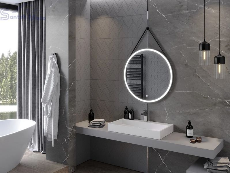 Дзеркало MEXEN RENI 80 LED кругле MEX-9812-080-080-611-70 фото