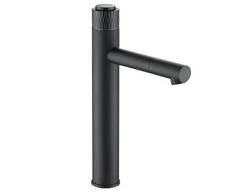 Змішувач для раковини (умивальника) MEXEN DIAMOND BLACK чорний високий MEX-71510-70 фото