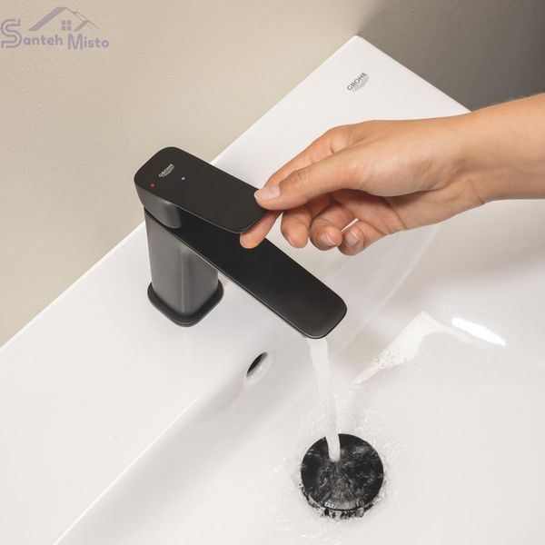 Смеситель для раковины Grohe QuickFix Dice ES M-Size 1018362430 с донным клапаном CV036192 фото