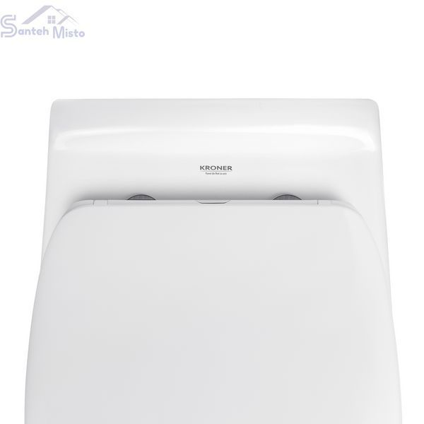 Унитаз подвесной безободковый Kroner Oker WHI533536 RIMLESS с сиденьем (KO533536WHIR) CV033120 фото