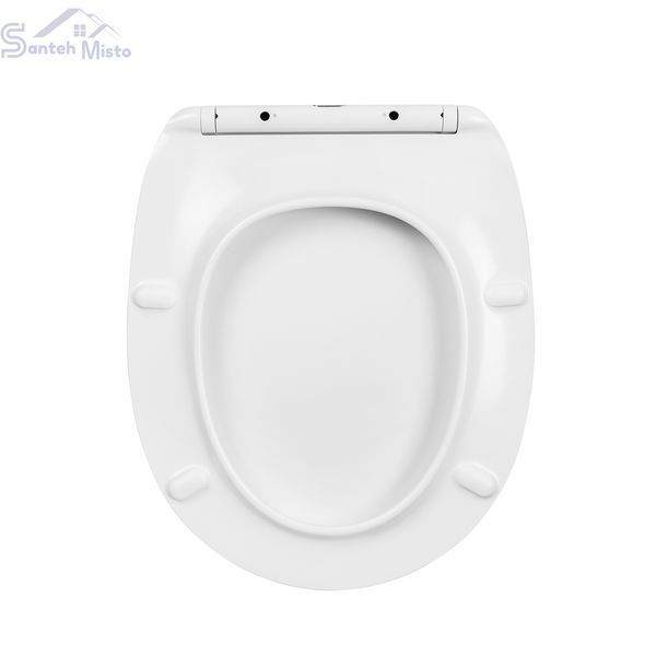 Унитаз подвесной безободковый Kroner Oker WHI533536 RIMLESS с сиденьем (KO533536WHIR) CV033120 фото
