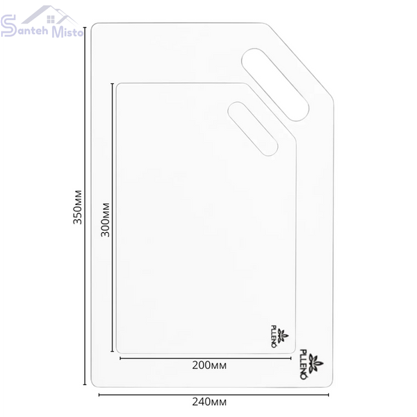 Набор кухонных досок с акрилового камня Pllen&oacute; beige SM006732 фото