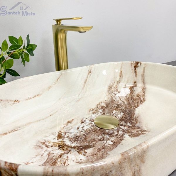 Умивальник (раковина) VBI VERONA 60 ONYX GLOSSY накладний VBI-011322 фото