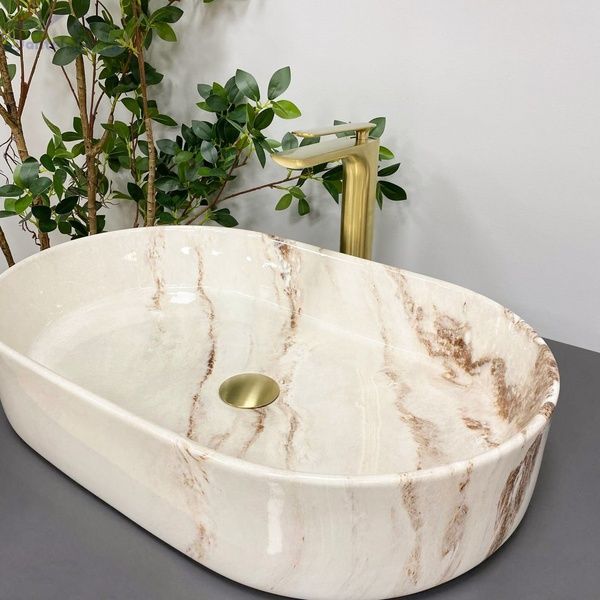 Умивальник (раковина) VBI VERONA 60 ONYX GLOSSY накладний VBI-011322 фото