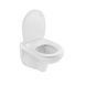 Унитаз подвесной безободковый Kroner Oker WHI533536 RIMLESS с сиденьем (KO533536WHIR) CV033120 фото 3