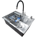 Комплект кухонной мойки Kraft HM 6045 DECOR (3.0/1.0 мм) SM15300 фото 1