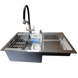 Комплект кухонної мийки Kraft Handmade HS R 780х480 (3.0/1.0 мм) SM2200 фото 4