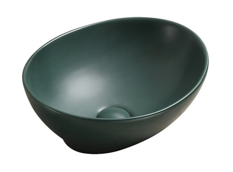 Умывальник (раковина) MEXEN ELZA DARK GREEN MATT накладной MEX-21014047 фото